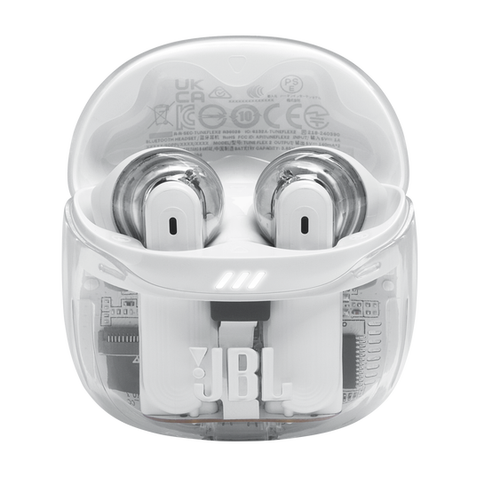 JBL Tune Flex 2 Ghost Edition - Ghost White - True Wireless Noise Cancelling Earbuds - Detailshot 3